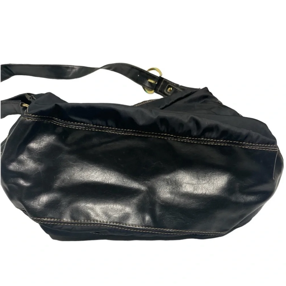 StorkSak Nylon Diaper Bag Black Emily Australia Nappy bag Stylish